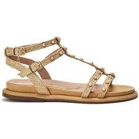 Moda In Pelle Women's 'Leytona' Textile Sandals in Natural | Size: 8
