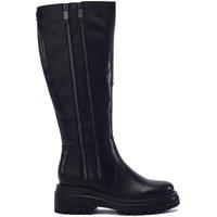 Moda In Pelle Women's 'Camilio' Leather Biker Boots in Black | Size: 7