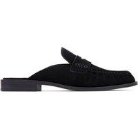 Clarks Women's Alixea Mule Black Suede Mules, Slip Ons | Size: 7-Standard Fit