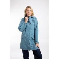 Weird Fish Women's Delara Waterproof Jacket in Mid Blue | Size: 14