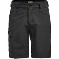 Jobman Women's Service Stretch Shorts in Black | Size: 28