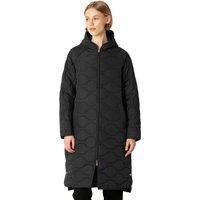 Ilse Jacobsen Women's Quilted Long Jacket With Hood Black | Size: 10