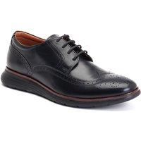 Base London Men's Flight Brogue Shoe in Black | Size: 11