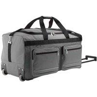 SOL'S Men's Voyager Rolling Travel Holdall Bag in Dark Grey