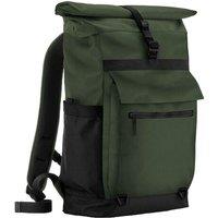 Quadra Men's Axis Roll Top Backpack in Dark Green