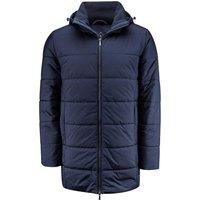 James Harvest Men's Nordmont Long Jacket in Navy | Size: XL