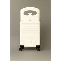 Kendi Ride On Cabin Suitcase with Built In Seat for Kids & Adults Premium UK Designed Luggage in White