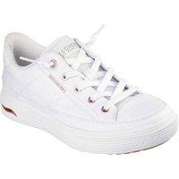 Skechers Women's Arch Fit Arcade - Meet Ya There Trainers in White | Size: 3