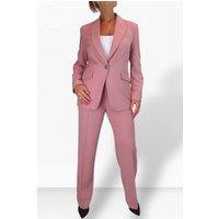 Paulo Due Women's 2 Piece Tailored Trouser Suit in Dusty Pink | Size: 12