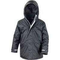 Result Core Plain Black Parka | Size: 5-6 Years