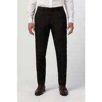 Limehaus Men's Slim Fit Trousers in Black | Size: 42L