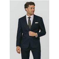 Dobell Men's Navy Chalkstripe 2 Piece Suit | Size: 44R