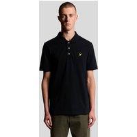 Lyle & Scott Men's Plain Polo Shirt Jet Black | Size: Large