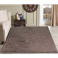Desire Rugs Modern Elegant Soft Shaggy Rug for Living Rooms - Stylish Area Rugs in Taupe | Size: 120 cm x 170 cm