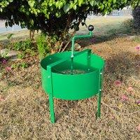 Gr8 Garden Rotary Garden Soil Sifter Compost Sieve Large 18 Litre Earth Riddle Screener in Green