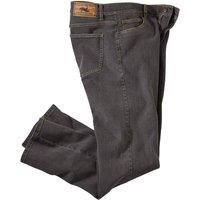 Atlas for Men Men's Stretch Regular Jeans in Grey | Size: 28R