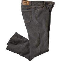 Atlas for Men Men's Stretch Regular Jeans in Grey | Size: 30R