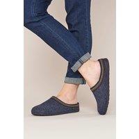 Moshulu Women's 'Mirissa' Mule Slippers in Indigo | Size: 8