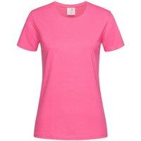 Stedman Classics Women's Stedman Classic Tee in Fuchsia | Size: Large