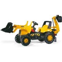Rolly JCB Tractor With Frontloader & Rear Excavator in Yellow