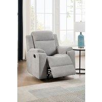 More4Homes Orka 1 Seater Fabric Manual Recliner Chair in Grey