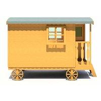 Shires Caboose Little House - L146 x W228.6 x H170 cm in Light Brown