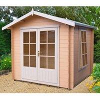 Shires Barnsdale 19 mm Log Cabin 9 x 9 Feet in Light Brown