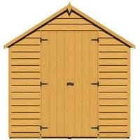 Shires Overlap 8 x 6 Double Door Value in Light Brown