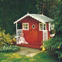 Shires Den Playhouse Kid's Wendy House in Brown