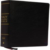 Thomas Nelson NKJV Study Bible, Premium Bonded Leather, Black, Comfort Print
