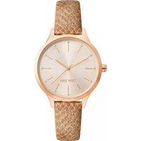 Nine West Women's NW-2558RGBZ 34mm Quartz Watch in Brown