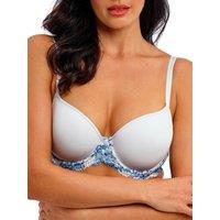 Wacoal Women's Embrace Lace Contour Bra in Blue | Size: 32E