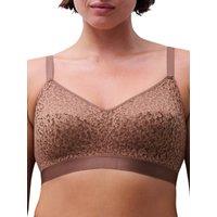 Chantelle Women's Easy Feel Norah Wirefree Support Bra in Brown | Size: 36D