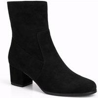 Spot On Women's Wide Fit Block Heel Ankle Boots in Black | Size: 4