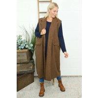 Kit and Kaboodal Women's Kori Boucle Gilet Nutmeg in Brown