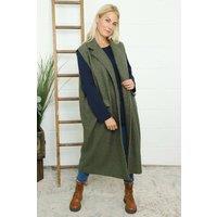 Kit and Kaboodal Women's Kori Boucle Gilet Khaki