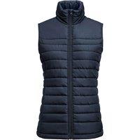 James Harvest Women's Arches Padded Bust Gilet in Navy | Size: Large