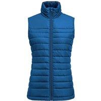 James Harvest Women's Arches Padded Bust Gilet in Blue | Size: Small