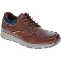 Pavers Men's Wide Fit Casual Lace Up Trainers in Brown | Size: 12
