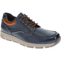 Pavers Men's Wide Fit Casual Lace Up Trainers in Navy | Size: 10