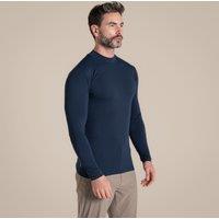Craghoppers Men's NosiLife Insect-Repellent Long Sleeved Golf Mock Neck Top in Navy | Size: 2XL