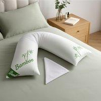 GAVENO CAVAILIA Bamboo V-Pillow in White