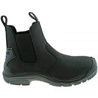 Grafters Men's Steel Toe Safety Dealer Boots in Black | Size: 12