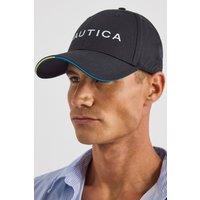Nautica Men's Atmore Snapback Cap in Black