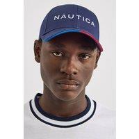 Nautica Men's Atmore Snapback Cap in Dark Navy