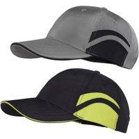 Atlas for Men Men's Microfibre Baseball Cap Pack of 2 in Black