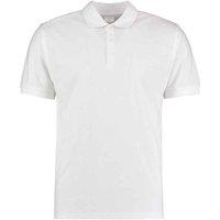 Kustom Kit Men's Klassic Superwash 60C Short-Sleeved Polo Shirt in White | Size: XL
