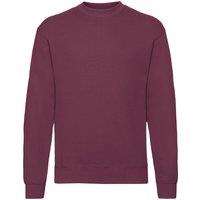 Fruit of the Loom Men's Classic 80 20 Set-in Sweatshirt in Burgundy | Size: Medium