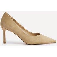 Linzi Women's Classic Camel Faux Suede Court Heels | Size: 4-Standard Fit