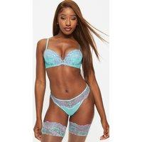 Ann Summers Women's Sexy Lace Thong in Aqua | Size: 16